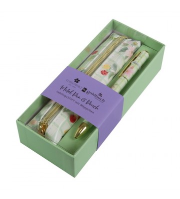 PEN & POUCH SET GREEN...